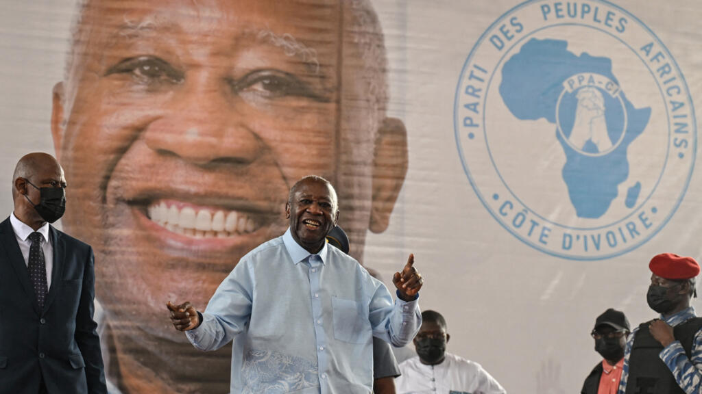Laurent Gbagbo, ancien président ivoirien et président du PPA-CI, lors du premier congrès de son parti à Abidjan en mai 2026.