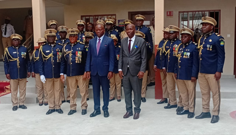 Inauguration du bâtiment annexe de la Sécurité pénitentiaire au Gabon