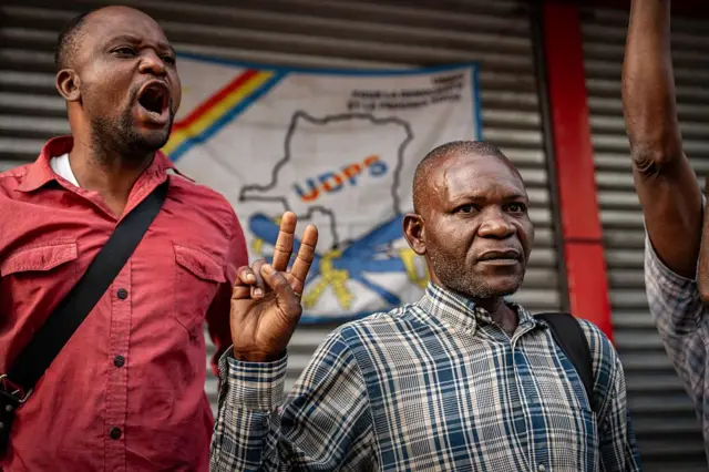 Manifestation de soutien à Félix Tshisekedi à Kinshasa