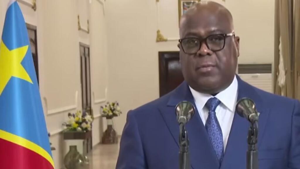 Le président de la République démocratique du Congo, Félix Tshisekedi, lors d'une réunion en août 2026.