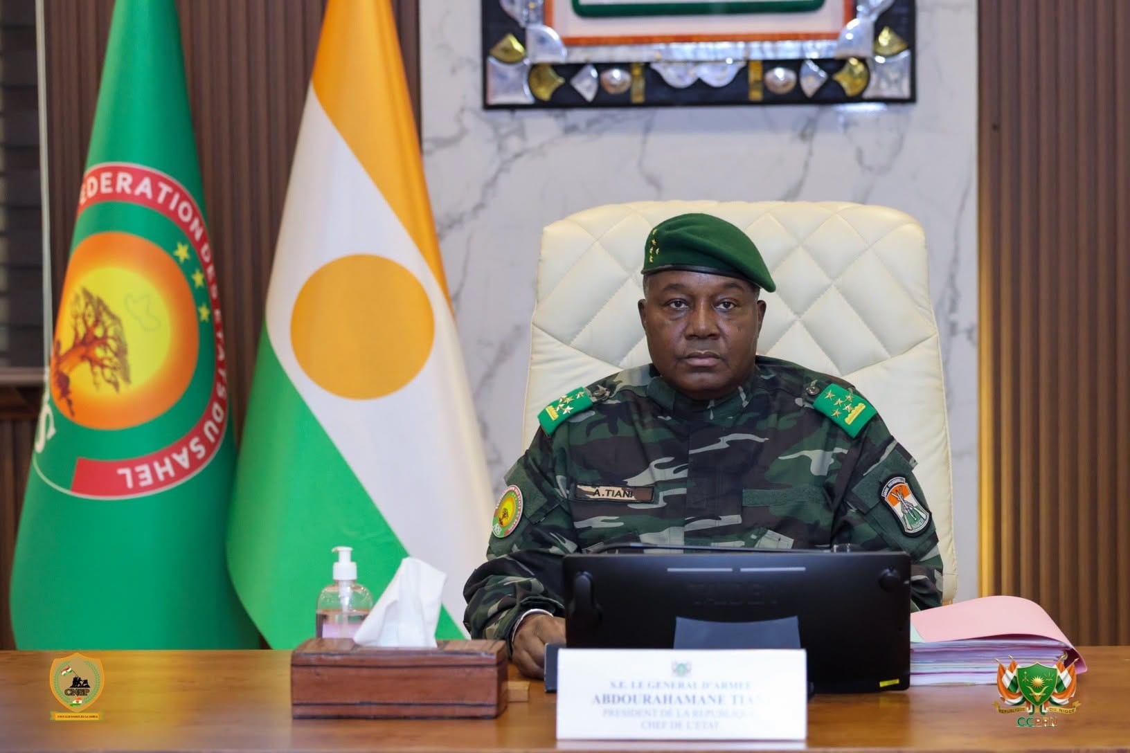 Niger : le général Tiani remanie l&rsquo;armée après la mutinerie déjouée