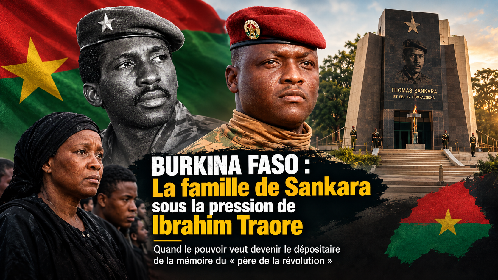 Burkina Faso : quand le pouvoir d&rsquo;Ibrahim Traoré se pose en héritier de Thomas Sankara