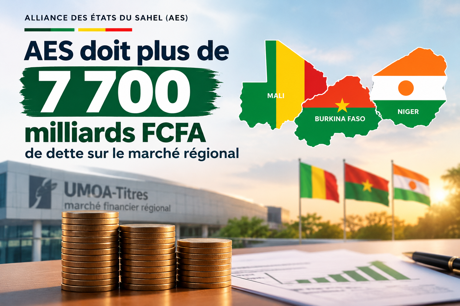 Marché régional : l&rsquo;Alliance des États du Sahel portait 7 727 milliards FCFA d&rsquo;encours au 31 juillet 2026