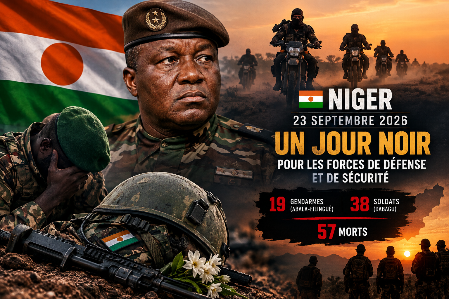 Cruelle journée du 23 septembre au Niger : les conséquences dramatiques sur les forces de défense et l&rsquo;économie familiale
