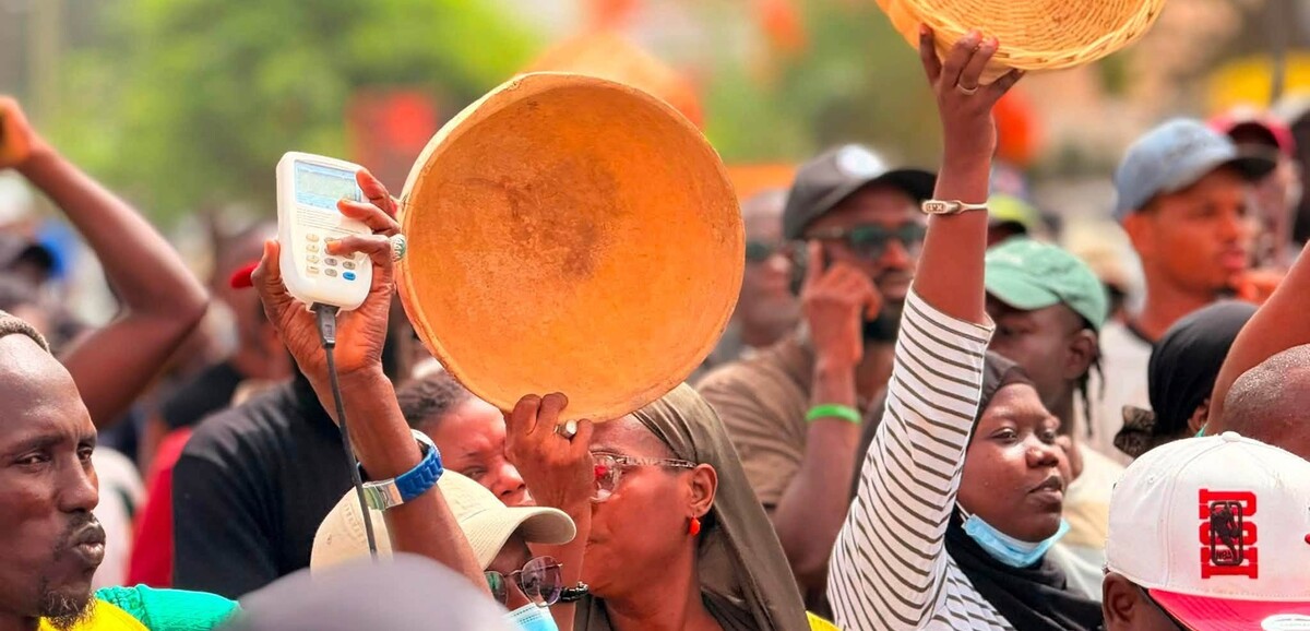 Vie chère au Sénégal : la mobilisation des paniers vides gagne du terrain