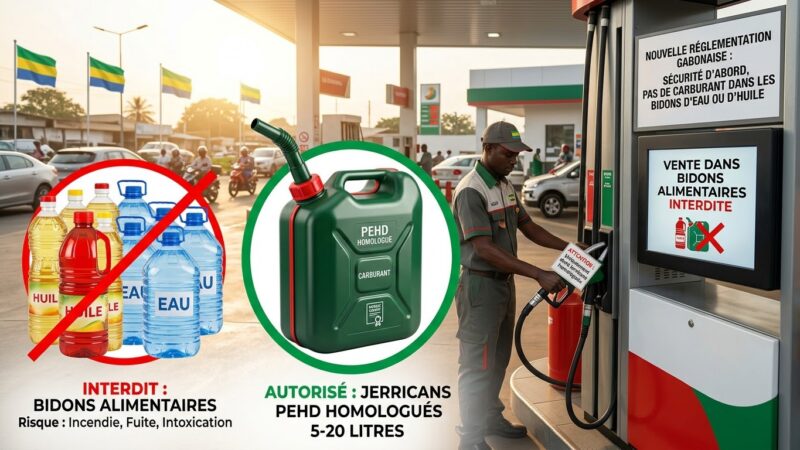 Bidons alimentaires bannis au Gabon : quelles retombées pour les automobilistes et quelles perspectives ?