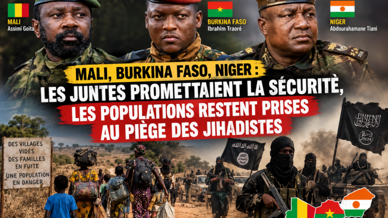 Sahel : quand les guerres jihadistes forcent les juntes à un tournant sécuritaire
