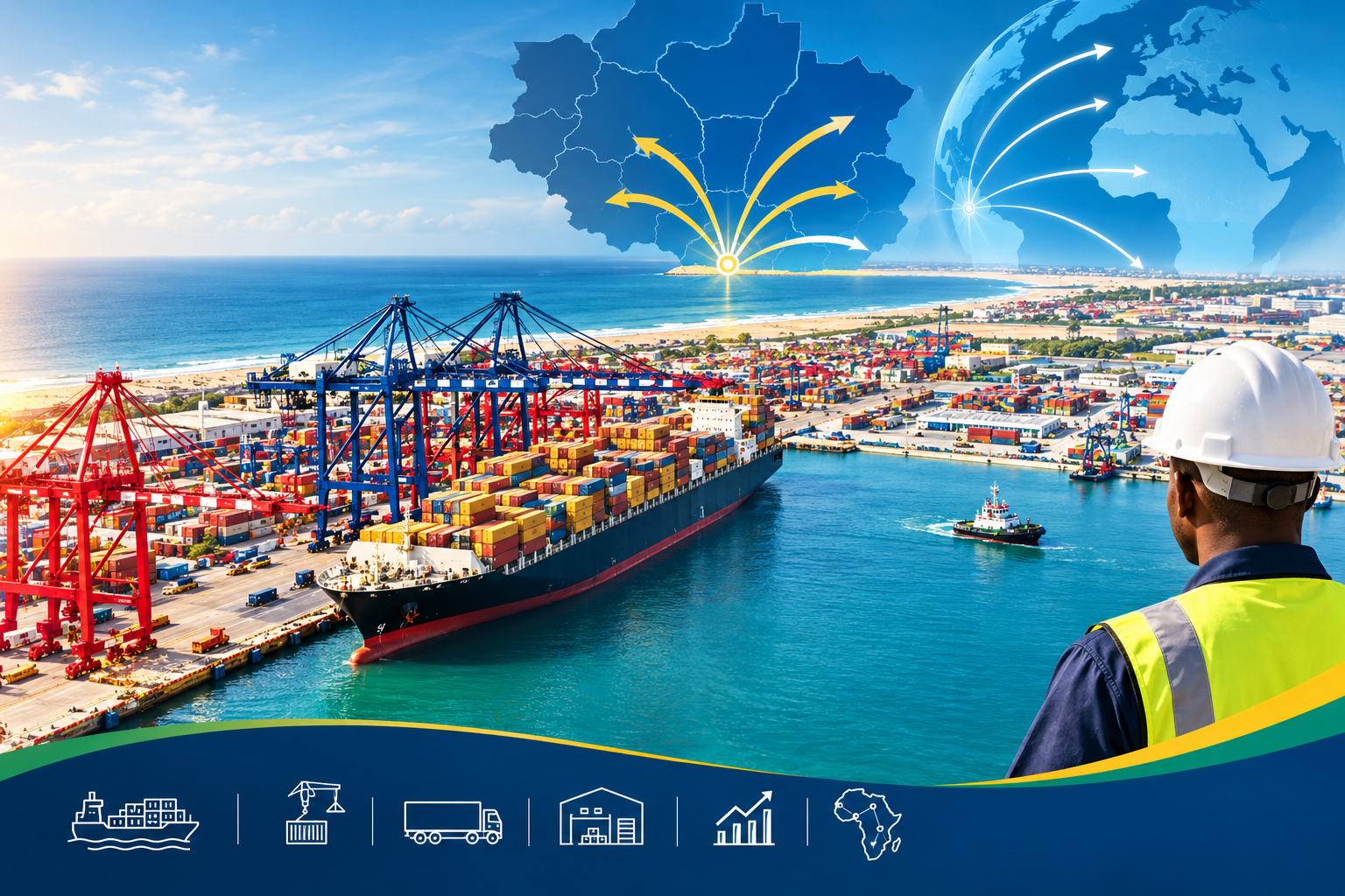 Port de Cotonou : 14,7 millions de tonnes, un bond de 52 % qui redessine les flux