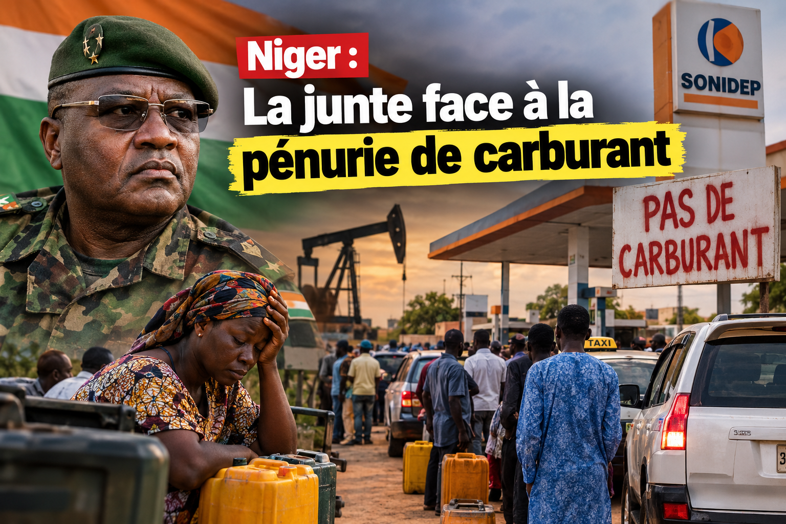 Niger :  La junte face à la pénurie de carburant